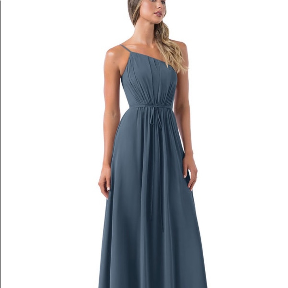 Azazie Hoya Bridesmaid Dress in Neptune Blue